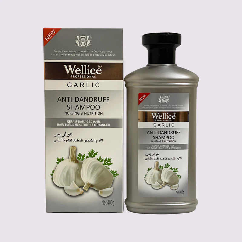 Anti dandruff shampoo with garlic